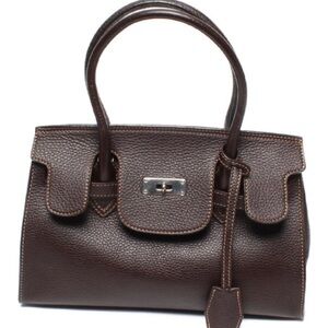 Harrods Birkin Style Leather Handnag